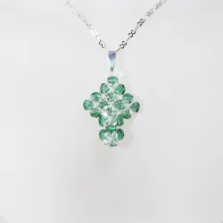 Pendant 40cm - Viridiana-Silver Chain - Pendant 40cm - Laiton argenté